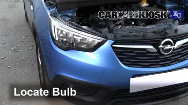 2018 Opel Crossland X SE 1.2L 3 Cyl. Éclairage Feu antibrouillard (remplacer l'ampoule)